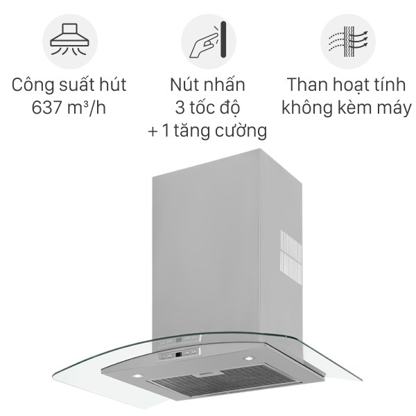 Máy hút mùi kính cong Teka NC 780
